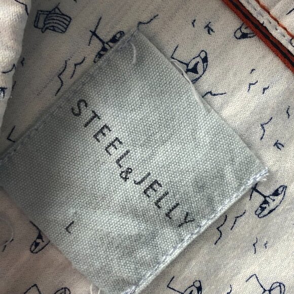 Steel & Jelly Beach Umbrellas Sand Chairs Short Sleeve Shirt - Picture 3 of 11